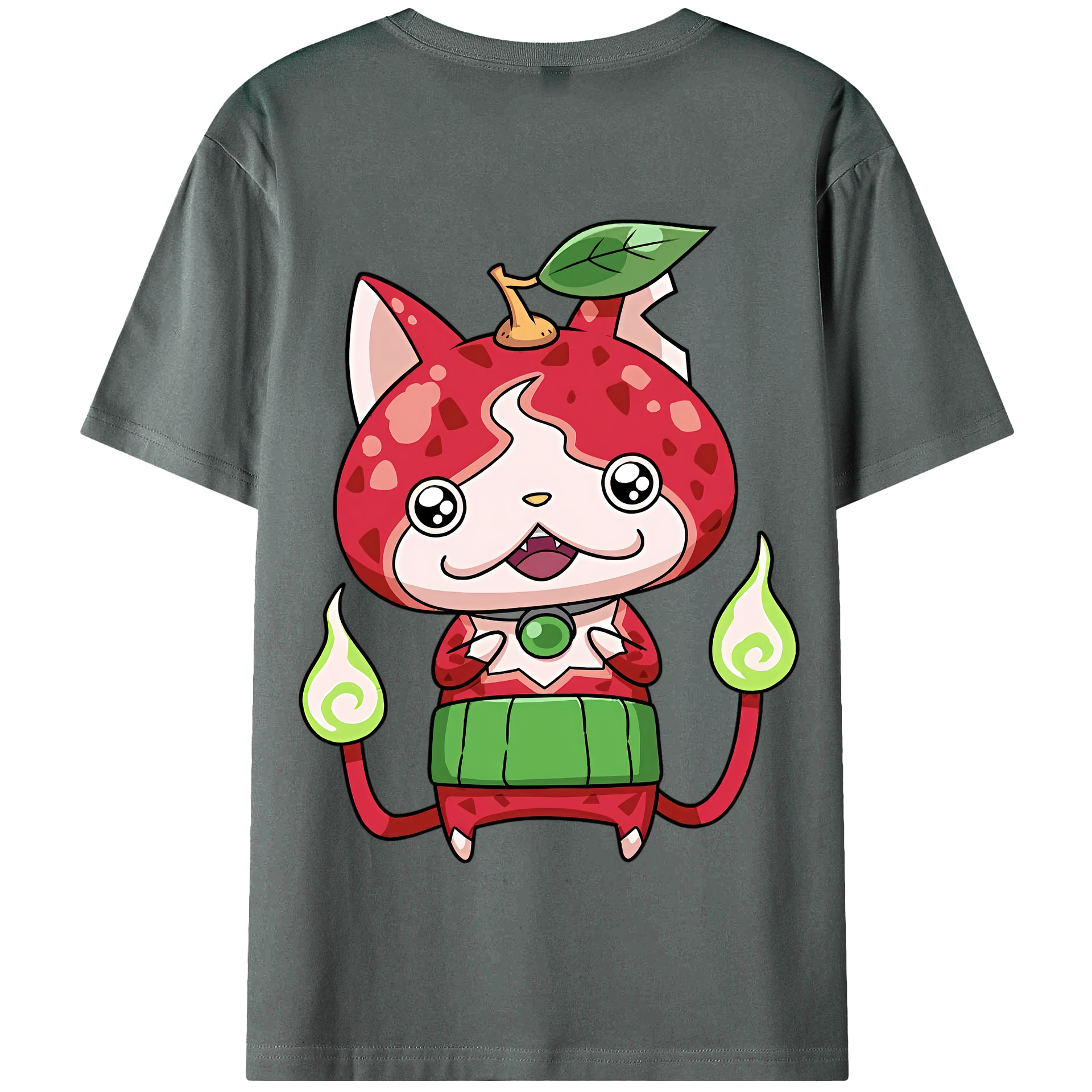 （画像用） 妖怪ウォッチ Yo-kai Watch 綿100％半袖Tシャツ（背面プリント）